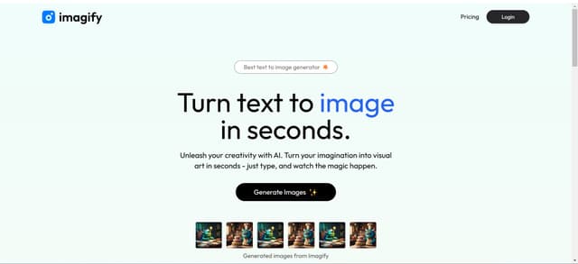 AI SaaS Text-to-Image Generator App